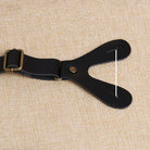 bretelles homme cuir, bretelles élégantes, accessoire homme luxe, bretelles vintage, bretelles cuir véritable