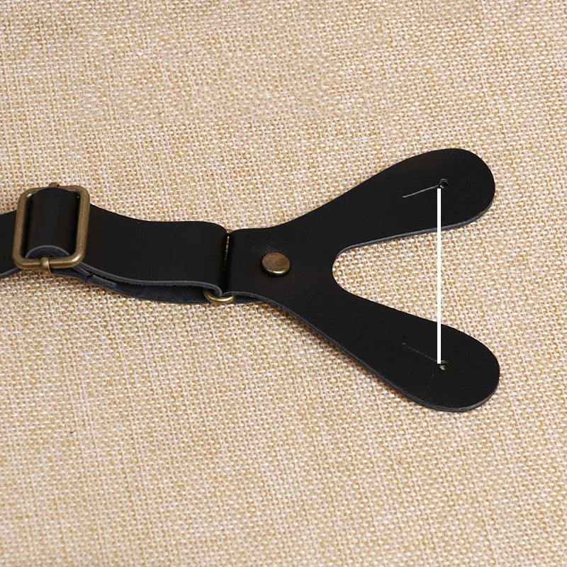 bretelles homme cuir, bretelles élégantes, accessoire homme luxe, bretelles vintage, bretelles cuir véritable