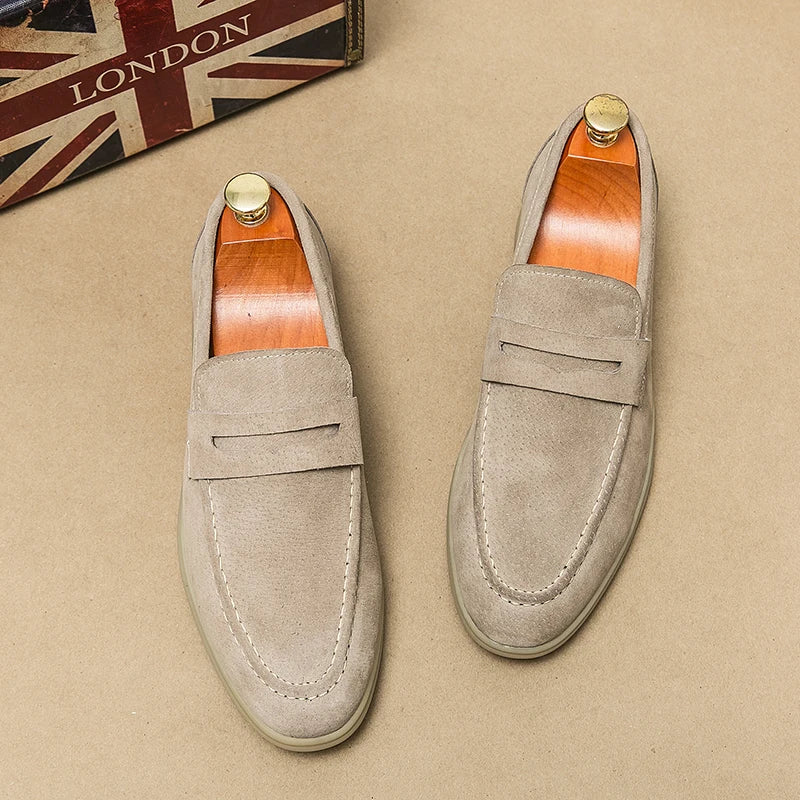 mocassin homme daim, chaussure homme élégante, mocassin style daim, mocassin confortable homme, mocassin casual