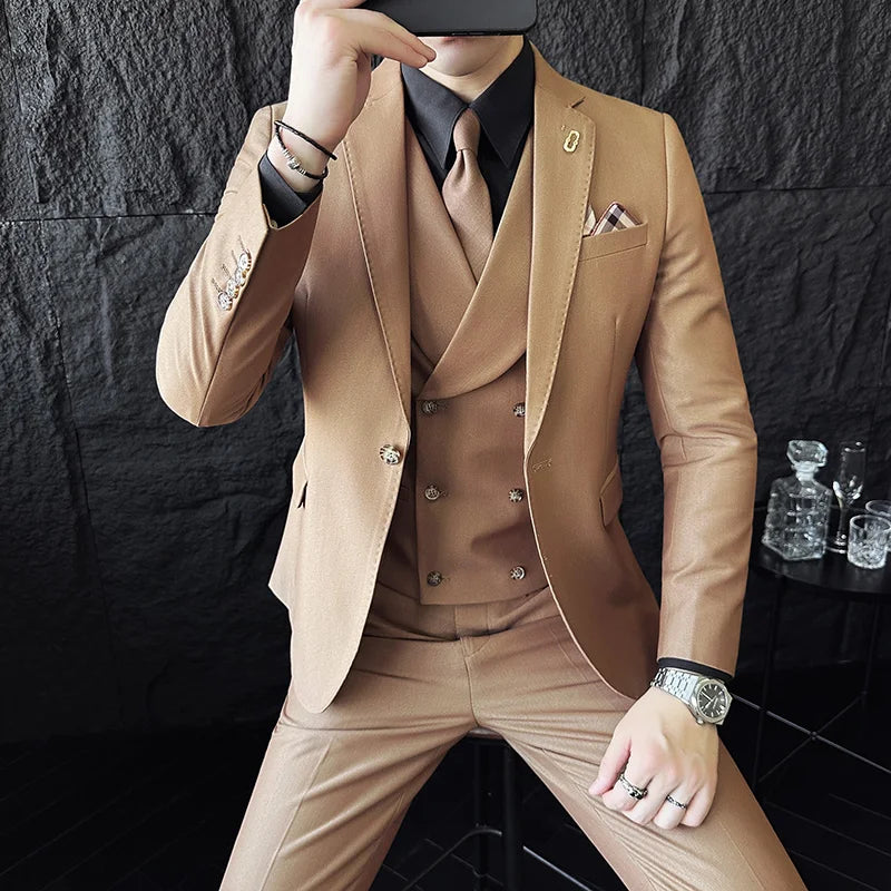 Costume Homme Complet, Costume Homme, Costume Homme Slim Fit, costume 3 Pièces, Costume 3 Pièces Slim Fit, Costume 3 Pièces Moderne