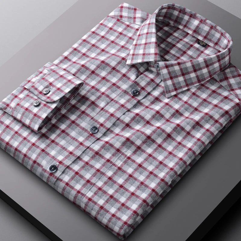 Chemise à carreaux, Chemise habillée à carreaux Maximus, Chemise habillée à carreaux, Chemise habillée en flanelle, Chemise en flanelle à carreaux, Chemise
