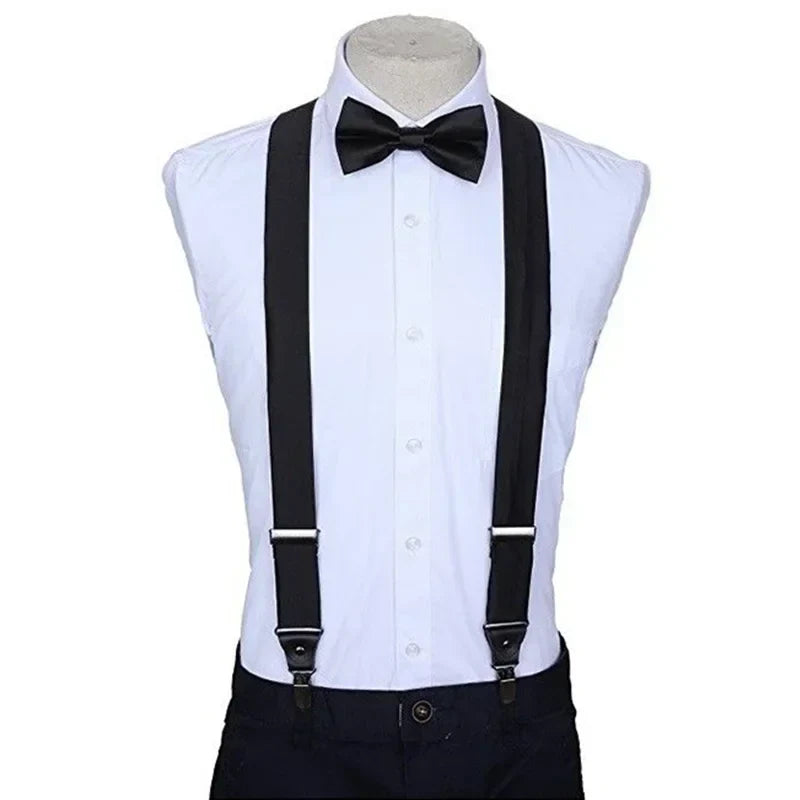 bretelles homme, nœud papillon, ensemble accessoires homme, bretelles ajustables, accessoire homme moderne