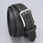 ceinture homme, ceinture en cuir tressé, accessoire homme casual, ceinture élégante, ceinture boucle métal