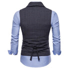 gilet homme croisé, gilet homme carreaux, gilet homme slim, gilet homme à revers, veste sans manches homme