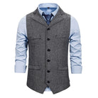 gilet homme à revers, gilet en polyester, gilet homme élégant, gilet décontracté, gilet polyvalent
