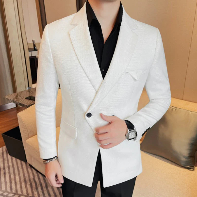 veste homme croisée, veste homme un bouton, veste luxe homme, veste homme hiver, blazer homme élégant