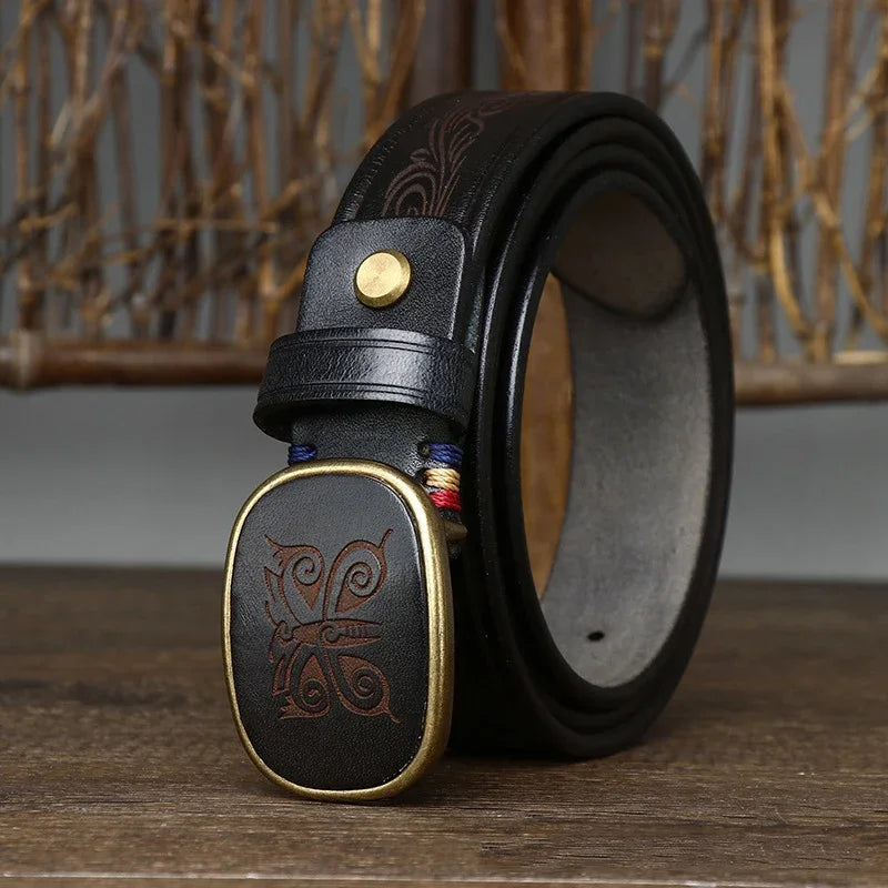 ceinture homme cuir, ceinture papillon, ceinture artisanale, accessoire homme bohème, ceinture cuir véritable