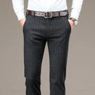 pantalon homme rayé, pantalon habillé élégant, pantalon homme style anglais, pantalon de costume rayé, pantalon homme formel