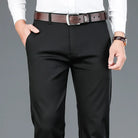 pantalon homme casual chic, pantalon homme habillé, pantalon homme confortable, pantalon homme léger, pantalon homme coton polyester