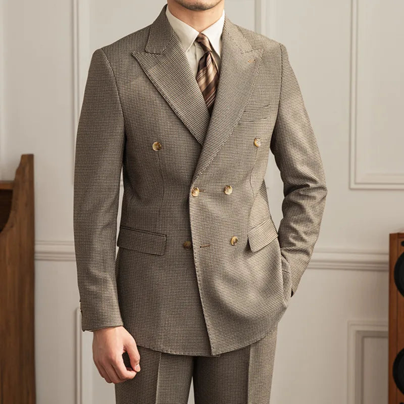 Costume Croisé Britannique, costume croisé, costume homme slim, costume homme anglais, costume homme, costume









