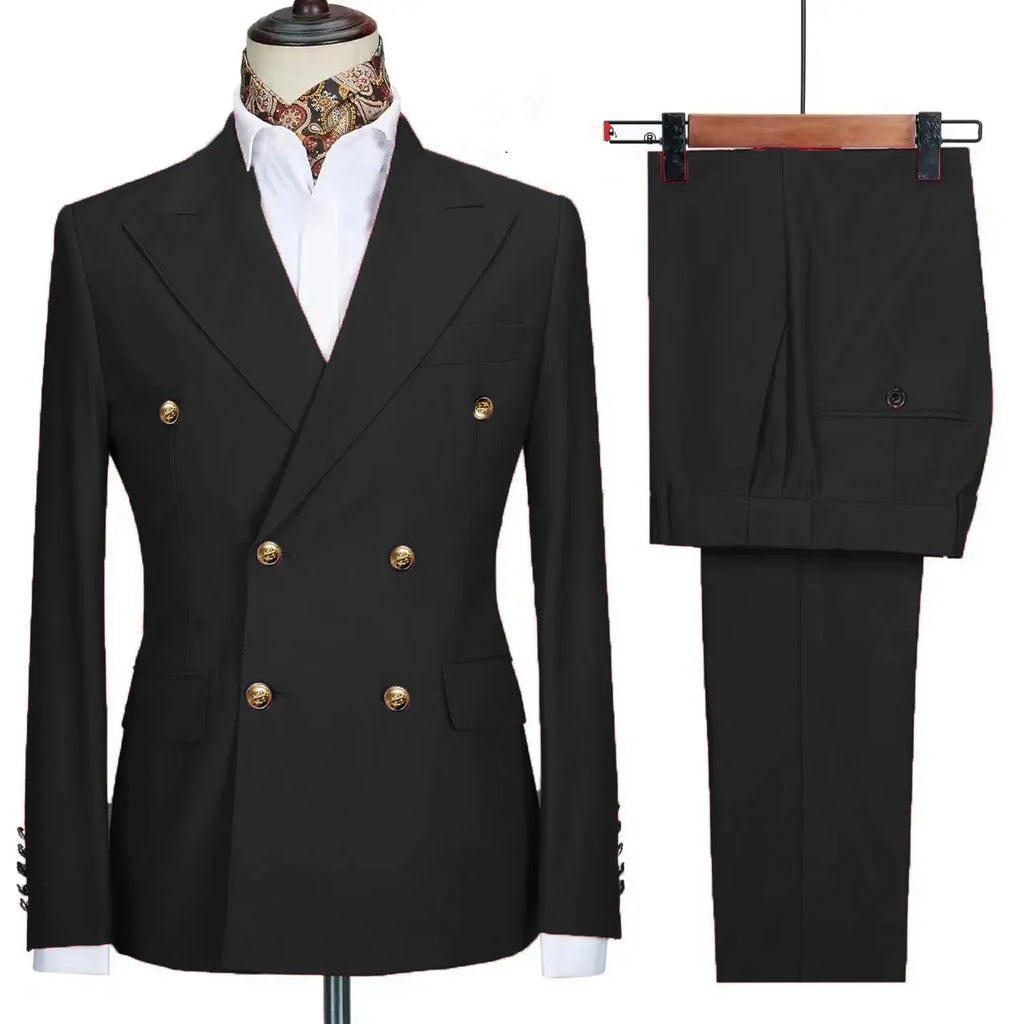 Costume Croisé, Costume Homme Croisé, Costume Homme Slim Fit, Costume Homme