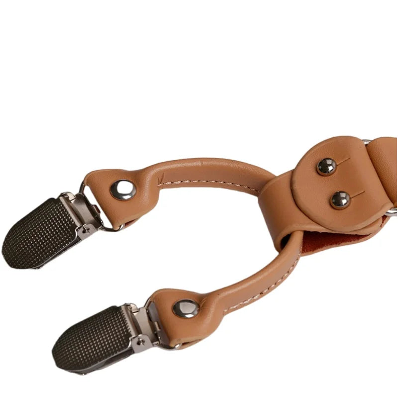 bretelles homme cuir, bretelles élégantes, accessoire homme luxe, bretelles cuir véritable, bretelles classiques