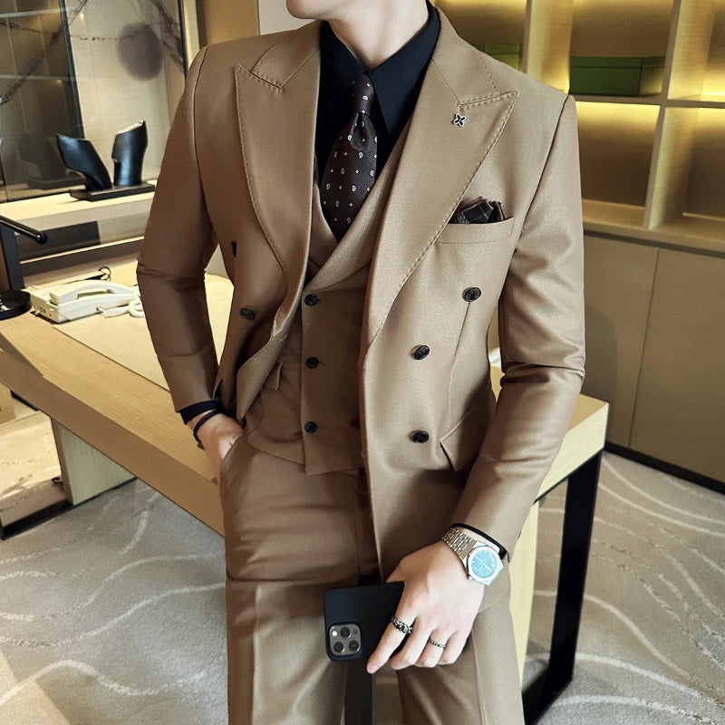costume slim fit, Costume Maximus, Costume Homme Croisé, Costume Homme Complet, Costume Homme, Costume Croisé, Costume 3 Pièces Slim Fit, Costume 3 Pièces Moderne, Costume