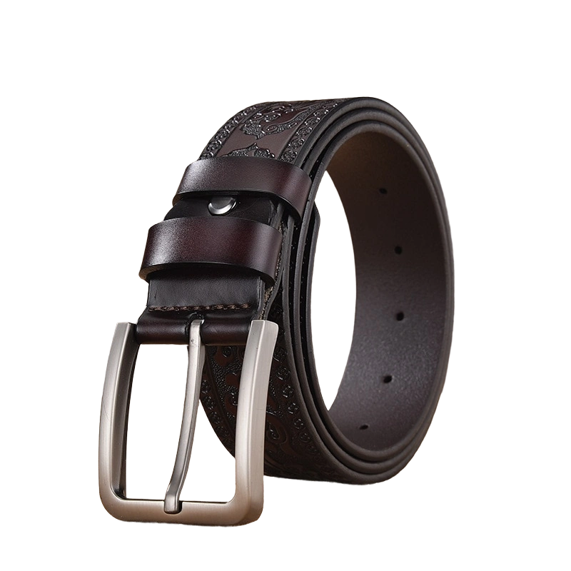 ceinture homme cuir détaillé, ceinture cuir véritable, accessoire homme élégant, ceinture polyvalente, ceinture décontractée