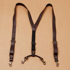  bretelles homme vintage, bretelles café, accessoire rétro homme, bretelles en cuir PU, bretelles élégantes