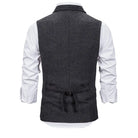 gilet homme à revers, gilet en polyester, gilet homme élégant, gilet décontracté, gilet polyvalent