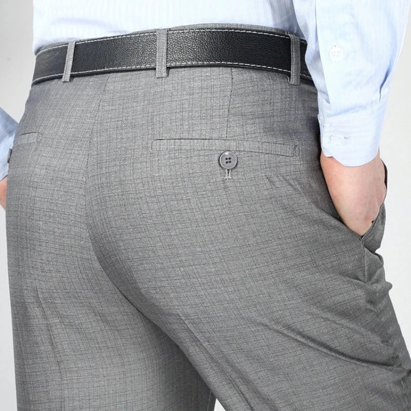 pantalon homme exclusif, pantalon habillé élégant, pantalon de costume formel, pantalon homme luxe, pantalon homme polyester soie