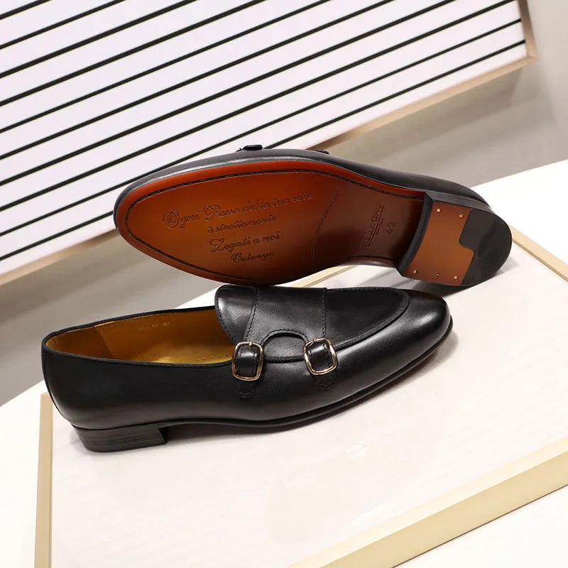 mocassin homme formel, mocassin en cuir véritable, chaussure élégante pour homme, mocassin confortable, mocassin de bureau