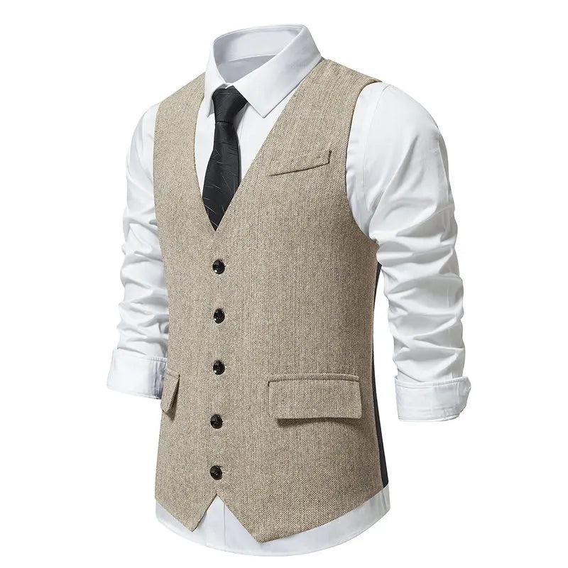 gilet homme formel, gilet homme élégant, gilet homme polyester, veste sans manches homme, gilet homme casual chic







