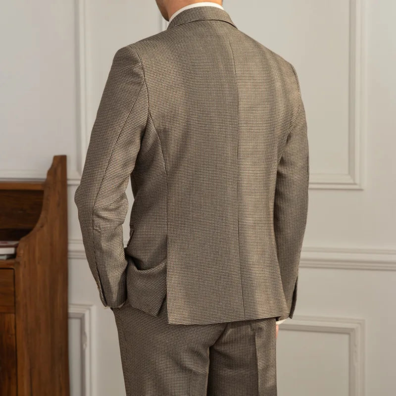 Costume Croisé Britannique, costume croisé, costume homme slim, costume homme anglais, costume homme, costume









