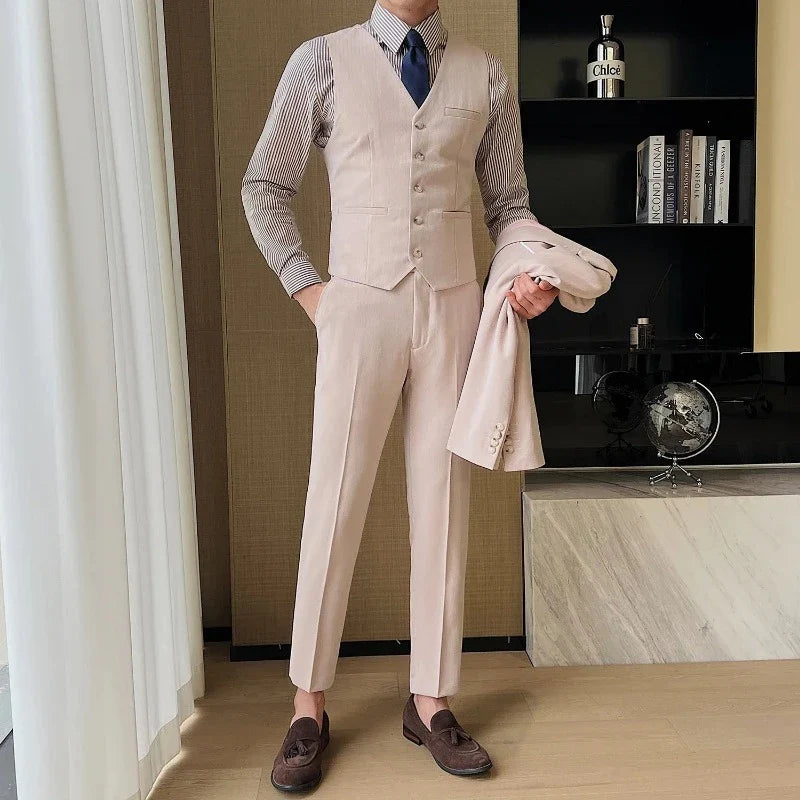 Costume 3 Pièces Slim Fit, Costume 3 Pièces Moderne, Costume 3 Pièces Complet, costume 3 Pièces