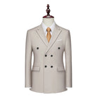 veste, Veste croisée homme élégante, Vêtement formel haut de gamme homme, Veste homme style sophistiqué, Veste de costume coupe slim homme





