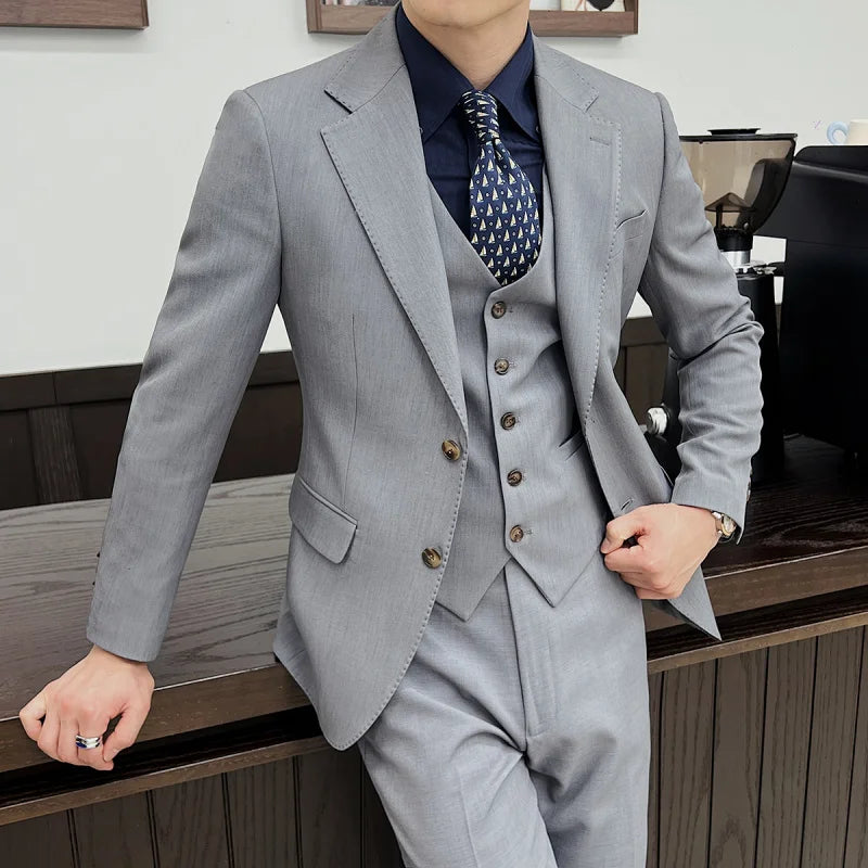 Terno Masculino Slim, terno completo, terno masculino completo slim, terno masculino slim moderno, terno masculino com colete