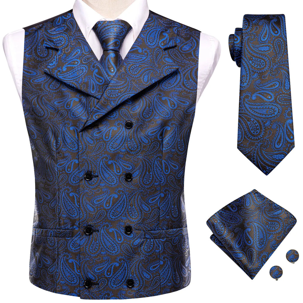 ensemble gilet homme, gilet homme croisé, gilet imprimé homme, tenue formelle homme, accessoires costume homme
