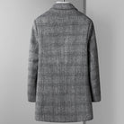 manteau homme hiver élégant avec gilet, manteau long en laine homme slim fit, veste formelle homme chaude hiver, manteau homme classe avec doublure matelassée, manteau professionnel homme chic et chaud









