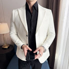 Blazer ajusté pour homme, Blazer homme coupe slim, Blazer homme Maximus, blazer homme, blazer à revers pointu
