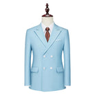 veste, Veste croisée homme élégante, Vêtement formel haut de gamme homme, Veste homme style sophistiqué, Veste de costume coupe slim homme





