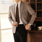 veste homme carreaux slim, veste homme style anglais, veste homme ajustée, veste de costume homme, blazer homme élégant







