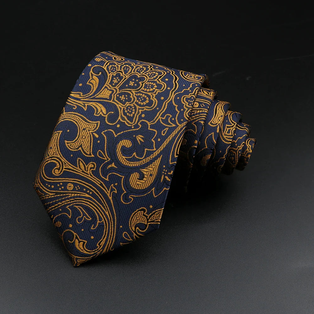 cravate florale imprimée, cravate en polyester premium, accessoire homme élégant, cravate motif exclusif, cravate sophistiquée