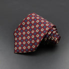 cravate fleurie, cravate en polyester, accessoire homme élégant, cravate florale, cravate polyvalente