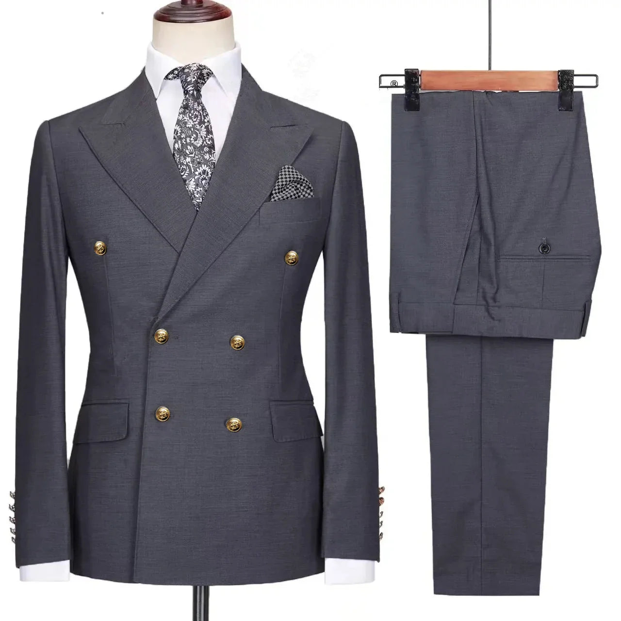 Costume Croisé, Costume Homme Croisé, Costume Homme Slim Fit, Costume Homme