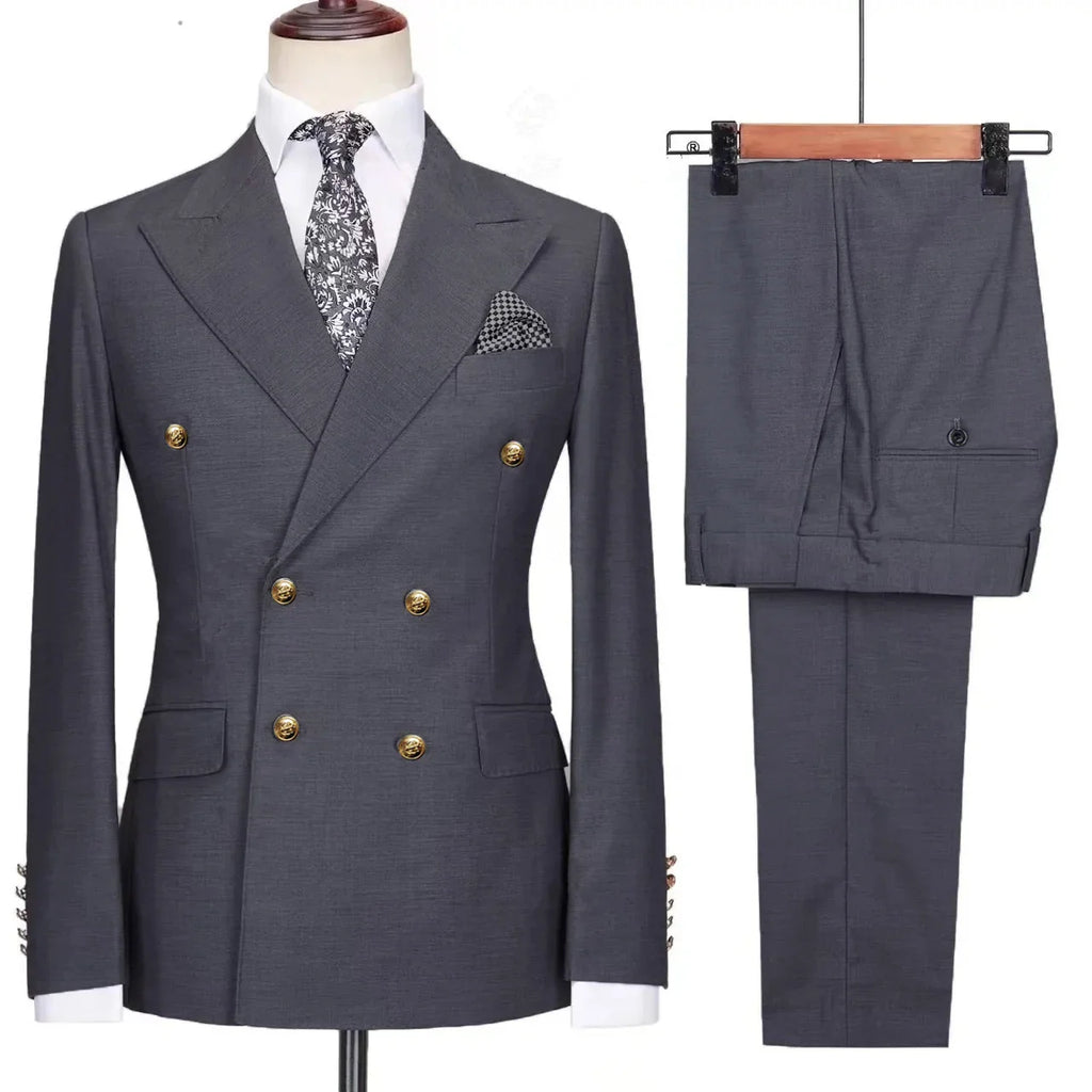Costume Croisé, Costume Homme Croisé, Costume Homme Slim Fit, Costume Homme