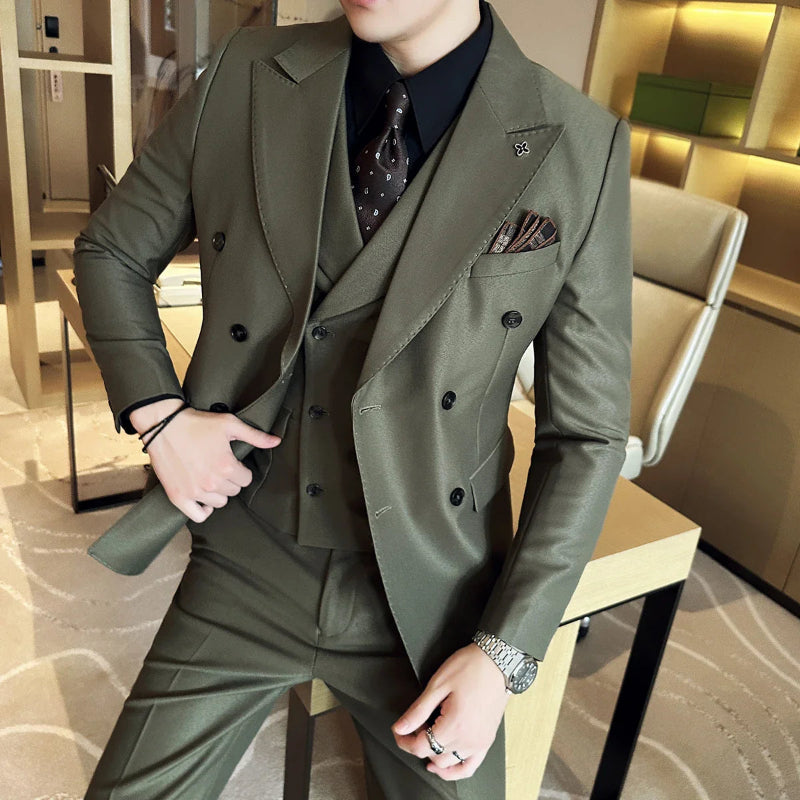 costume slim fit, Costume Maximus, Costume Homme Croisé, Costume Homme Complet, Costume Homme, Costume Croisé, Costume 3 Pièces Slim Fit, Costume 3 Pièces Moderne, Costume