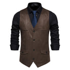 gilet homme vintage, gilet homme rétro, gilet homme élégant, veste sans manches vintage, gilet homme 4 poches








