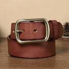 ceinture homme classique, ceinture en cuir véritable, accessoire homme élégant, ceinture intemporelle, ceinture de qualité