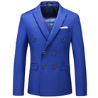 veste homme croisée, veste homme monochrome, veste homme formelle, veste homme polyviscose, blazer homme élégant







