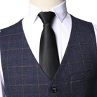 costume homme marine, costume à carreaux, costume slim fit, costume élégant homme, costume trois pièces