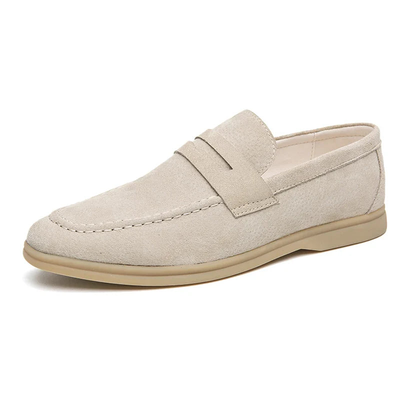 mocassin homme daim, chaussure homme élégante, mocassin style daim, mocassin confortable homme, mocassin casual