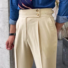 pantalon tailleur italien, pantalon homme élégant, pantalon homme style italien, pantalon habillé homme, pantalon homme premium