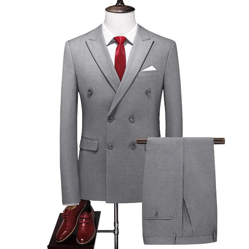 Costume Croisé Homme, Costume Homme Croisé Traditionnel, Costume Homme 6 boutons, Costume Homme, Veste Homme, Costume Homme Croisé