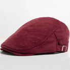 béret homme côtelé, béret en coton et polyester, béret élégant homme, accessoire masculin contemporain, béret ajustable