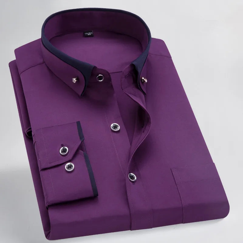 Chemise Homme, Chemise Habillée Homme, Chemise Habillée, Chemise Classique, Chemise