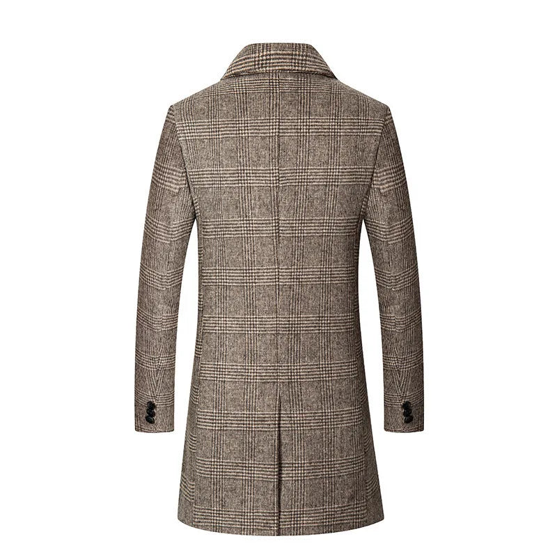 Manteau Homme à Carreaux, manteau à carreaux pour homme, manteau, manteau pour homme, manteau long pour homme

