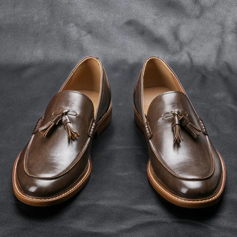 mocassin vintage, mocassin rétro, Mocassin Homme Luxueux Maximus, Mocassin Homme Luxueux, Mocassin Homme en Cuir, Mocassin Homme, mocassin classique, mocassin