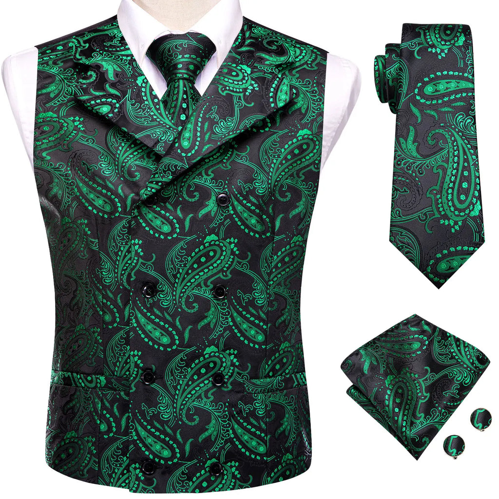 ensemble gilet homme, gilet homme croisé, gilet imprimé homme, tenue formelle homme, accessoires costume homme