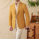 blazer homme en lin slim, blazer beige homme, blazer chic homme, blazer mariage, blazer casual chic